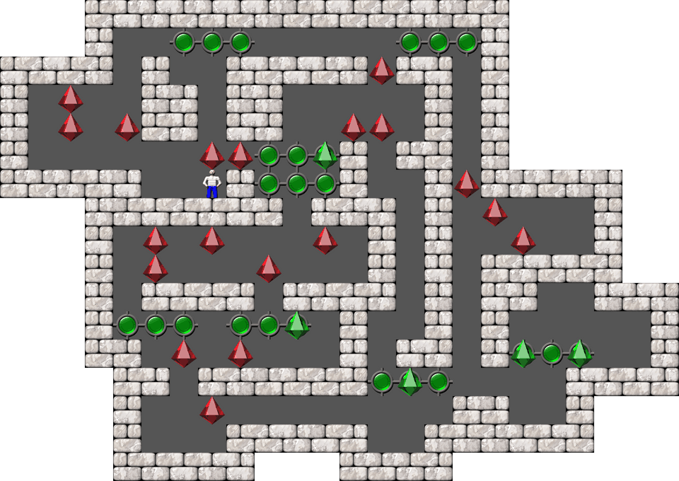 Sokoban David W. Skinner Arranged level 87